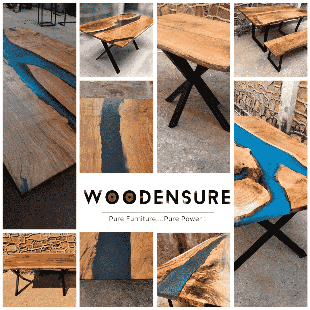 Custom Solid Wood and Epoxy Resin Furniture - Make...