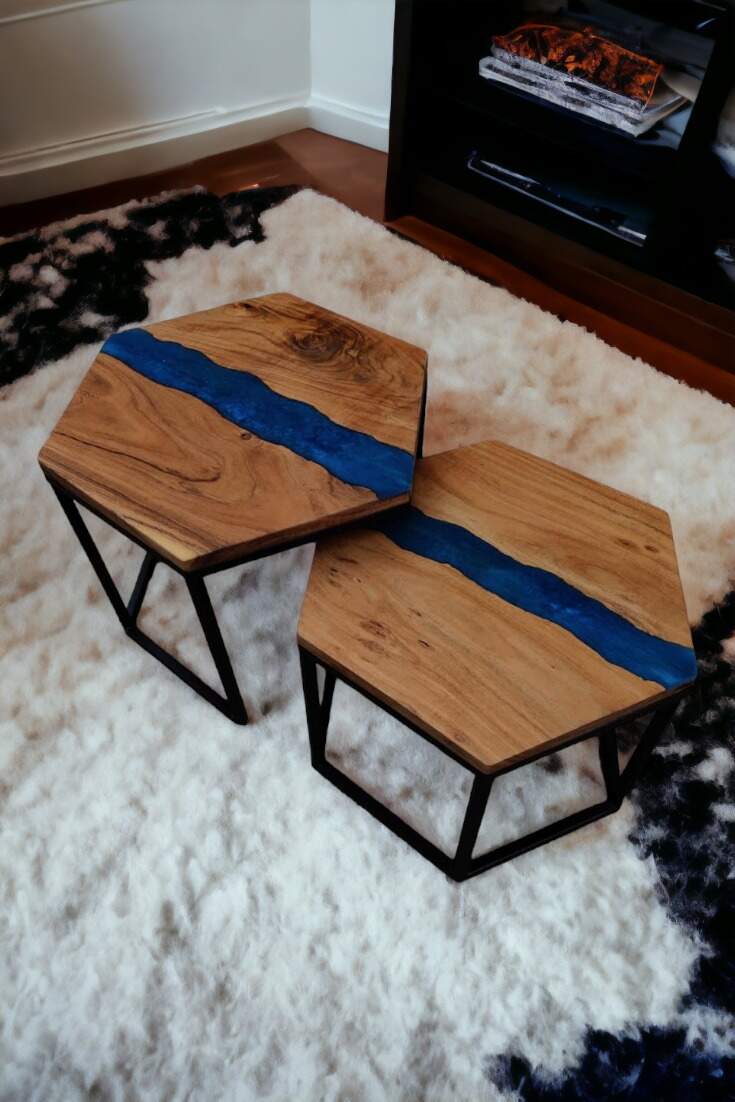 Nesting Coffee Table Set of 3 : The Art of Versatile Elegance