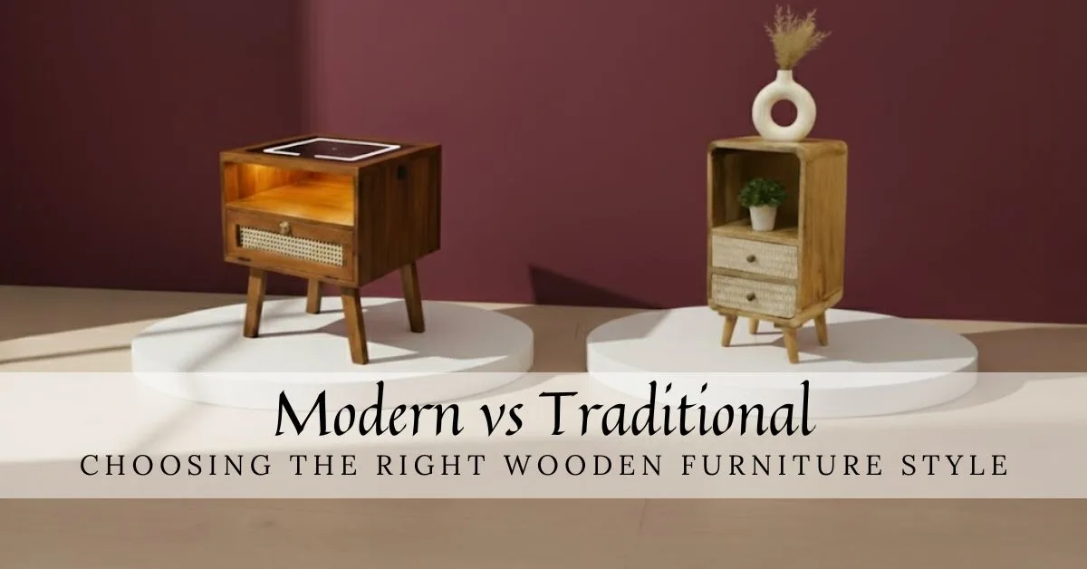 Modern vs. Traditional: Choosing the Right Wooden Furniture Style