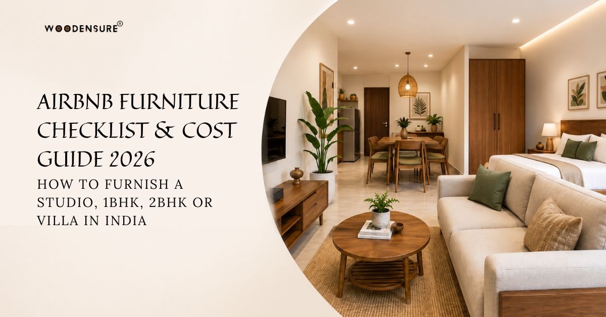 Airbnb Furniture Checklist & Cost Guide 2026: Where to Buy in India