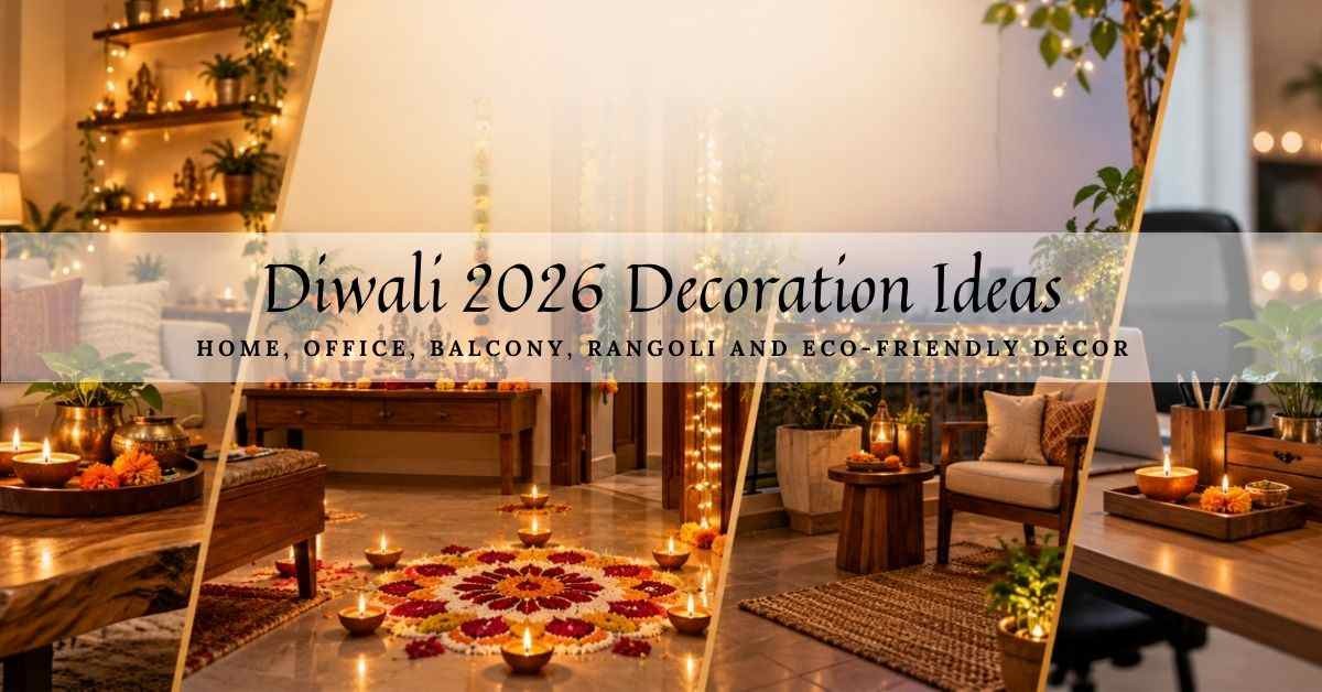 Diwali 2026 Decoration Ideas: Home, Office, Balcony, Rangoli and Eco-Friendly Décor