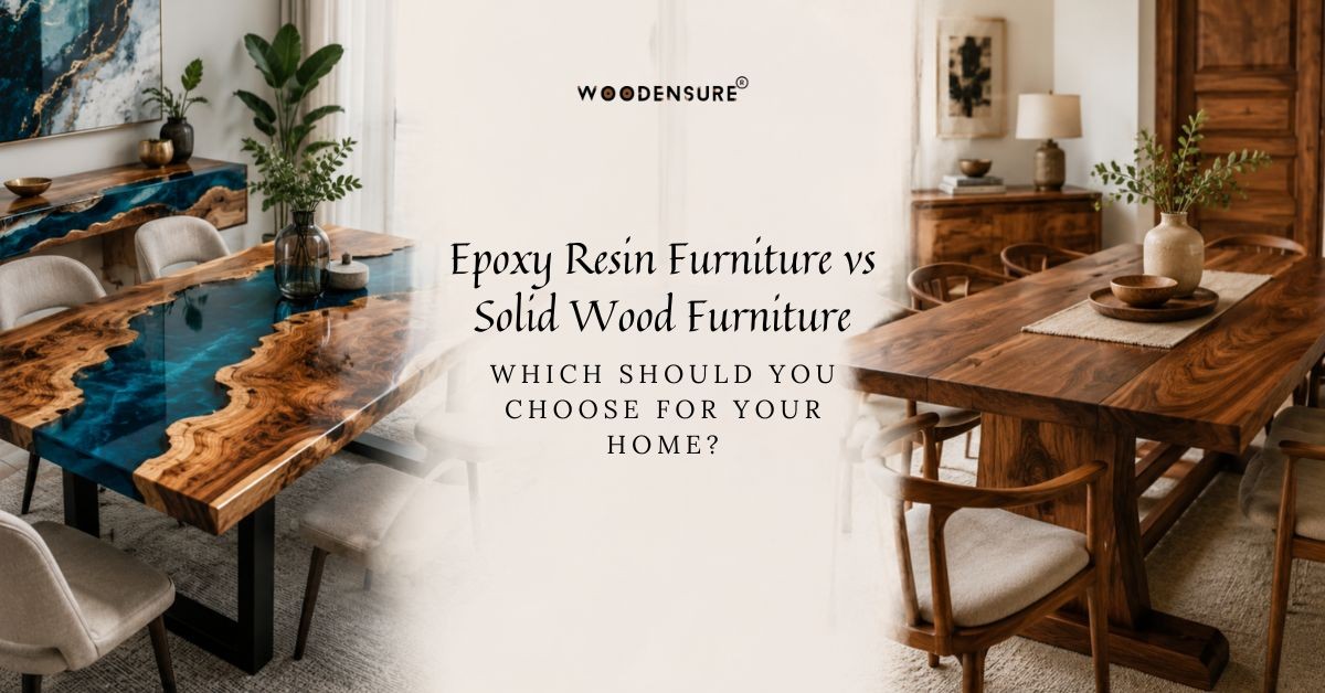 Epoxy Resin Furniture vs Solid Wood Furniture — Which Should You Choose for Your Home?