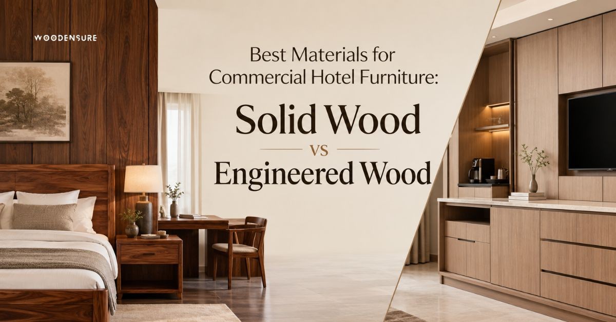 Best Materials for Commercial Hotel Furniture: Solid Wood vs Engineered Wood