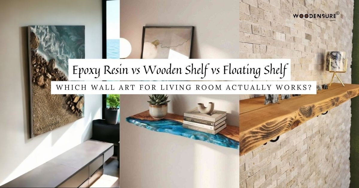 Wall Art for Living Room — Epoxy Resin vs Woo ..
