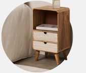 Solid Wood Side Table