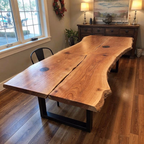 Bulk Live Edge Dining Table for Cafes