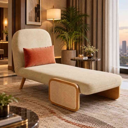 1-Seater Sofa Cum Bed for Hotel Suite