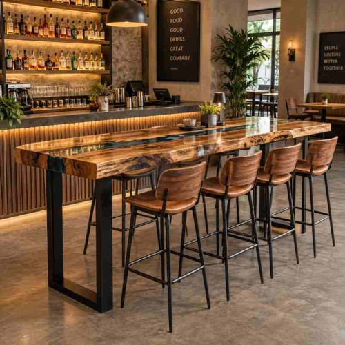 Bar Table & Bar Stools for Commercial Interior Projects