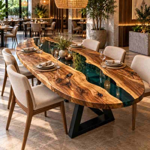 Epoxy Dining Table for Hotel Restaurant