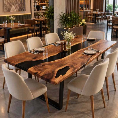 Epoxy Dining Table for Restaurant