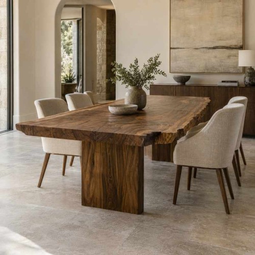 Live-Edge Dining Table for Interior Designers