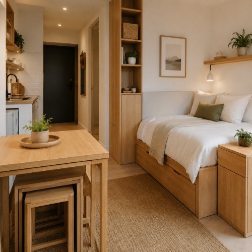 Space-Saving Airbnb Furniture