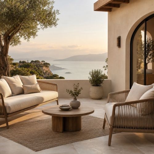 Villa Balcony and Terrace Furniture