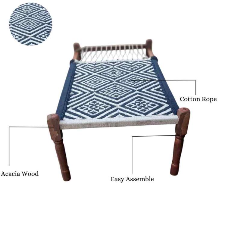 Wooden Woven rope Charpai