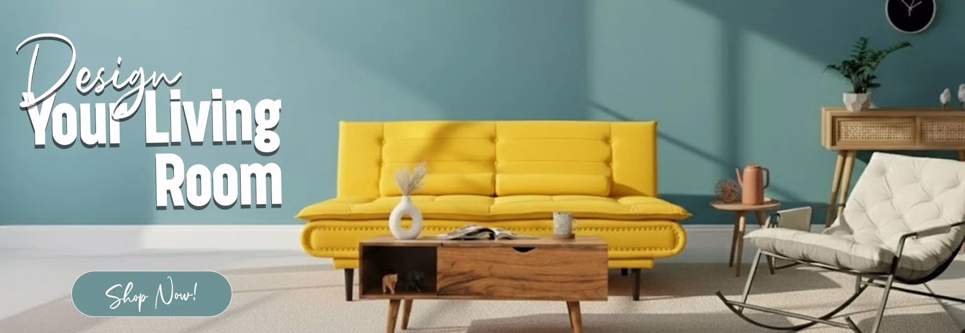 design your living room collection banner