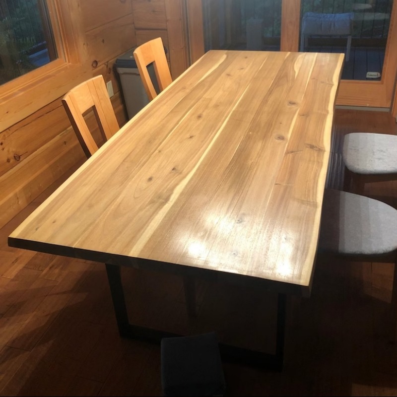 Evergreen Solid Wood Dining Table Kitchen Table