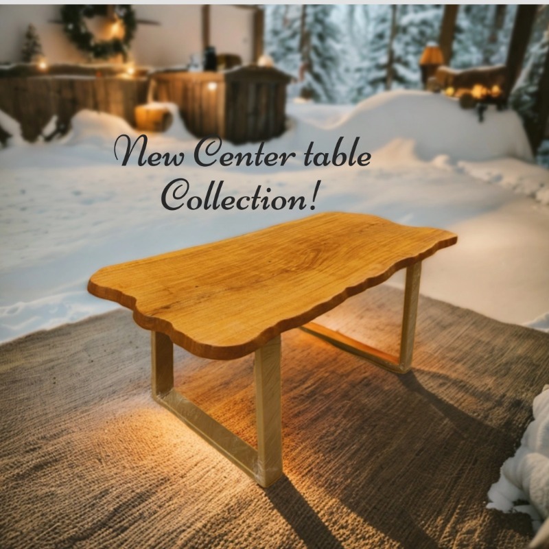 Organic Oasis Center Table Live Edge Center Table Live ...