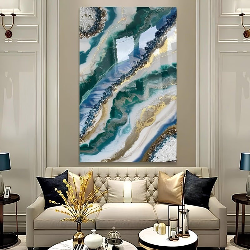 Epoxy Resin Wall Art Multipal River