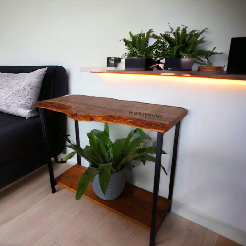 Royal Oak Live Edge Console Table