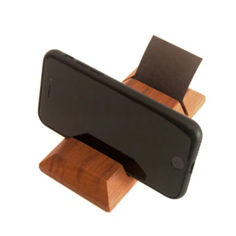 CHUNK SOLID WOOD MOBILE PHONE STAND