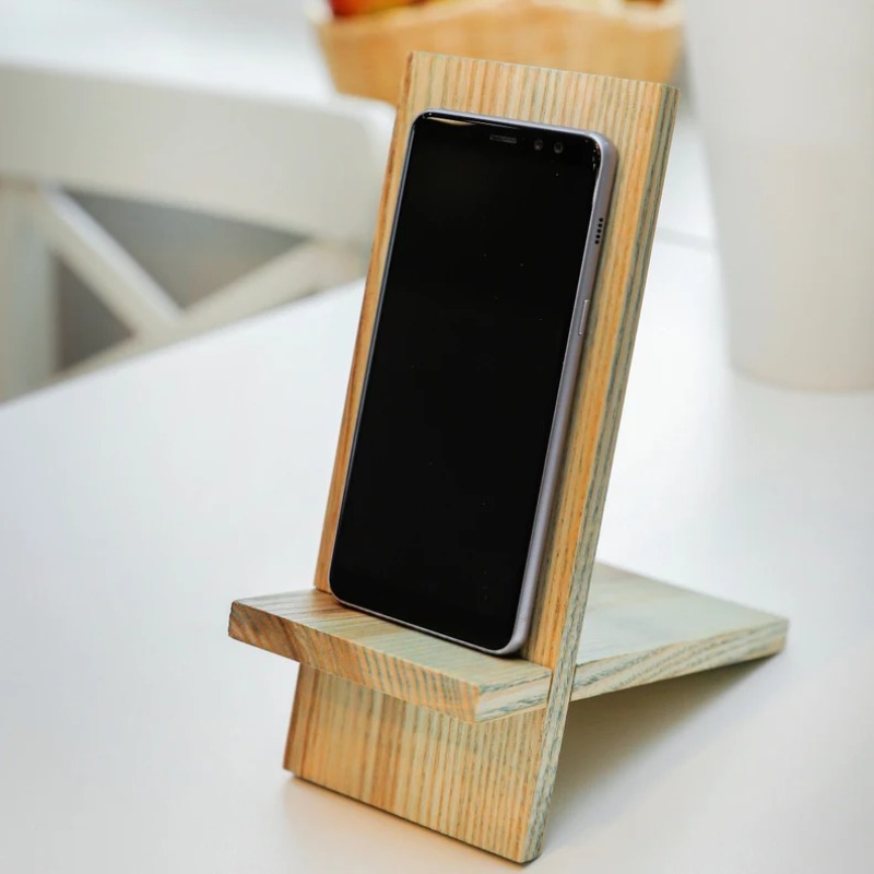 Solid Wood Phone Holder