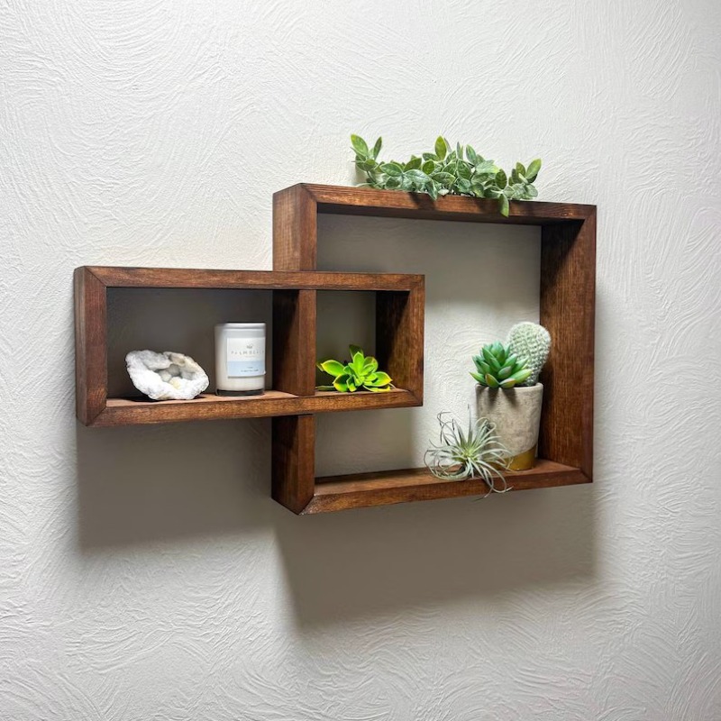 Binate Solid Wood Wall Shelf | Shelf | Binate Solid Wood Wall Shelf