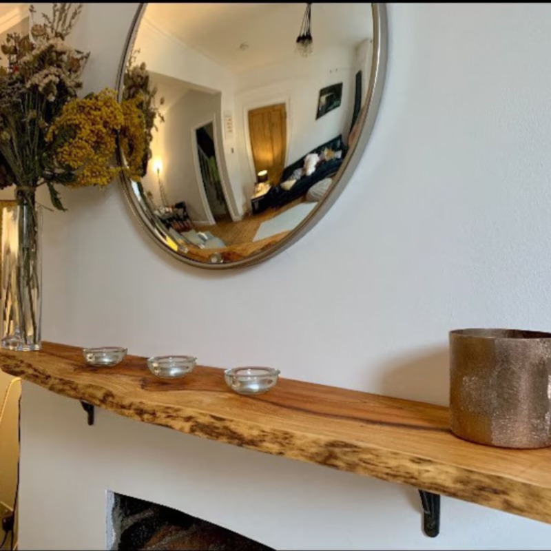 Eddy Live Edge Floating Wall Shelf | Shelf | Eddy Live Edge Floating Wall Shelf