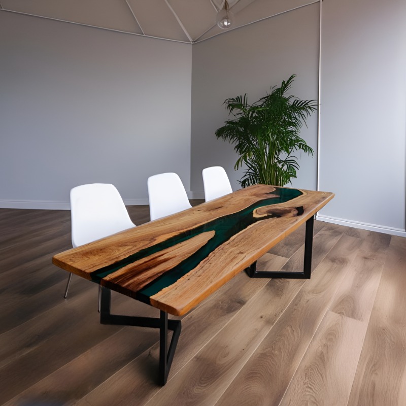EmeraldGlow Epoxy Resin Dining Table | Epoxy Resin Dining Table | EmeraldGlow Epoxy Resin Dining Table