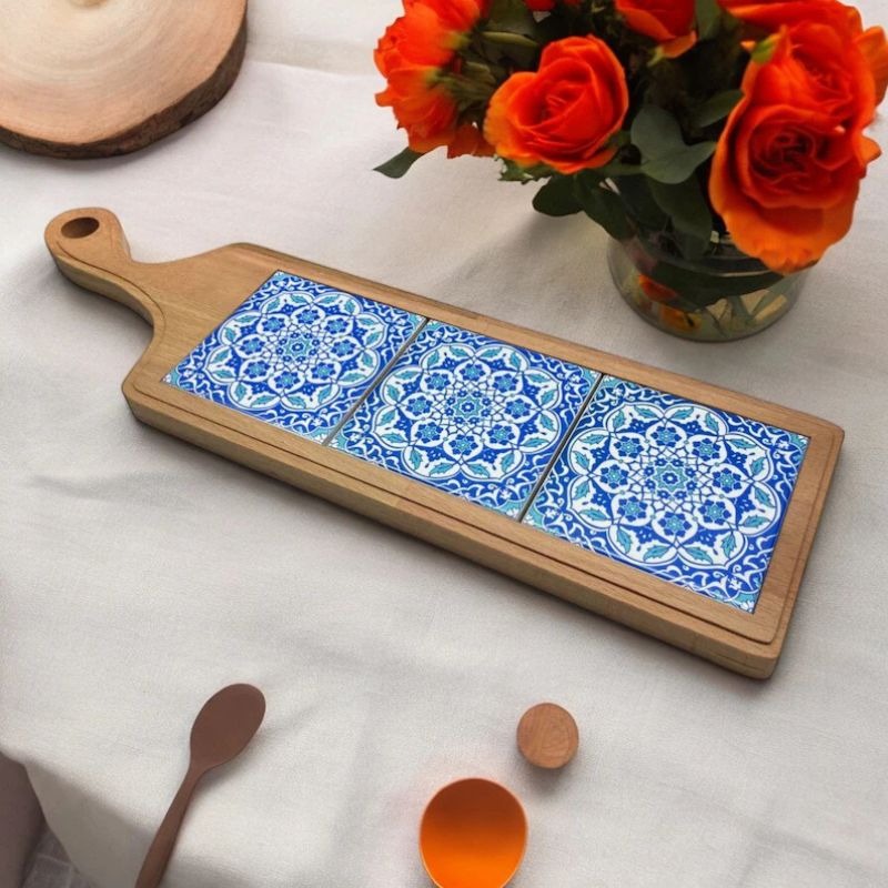 MandalaArt Luxe Serving Tray | Tray | MandalaArt Luxe Serving Tray