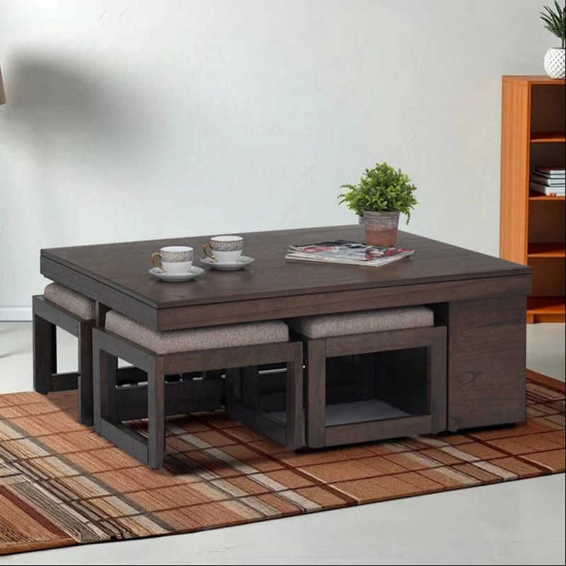 WoodenSure Nesting Expandable Sheesham Wood Coffee Tabl... | Deleted | WoodenSure Nesting Expandable Sheesham Wood Coffee Tabl...