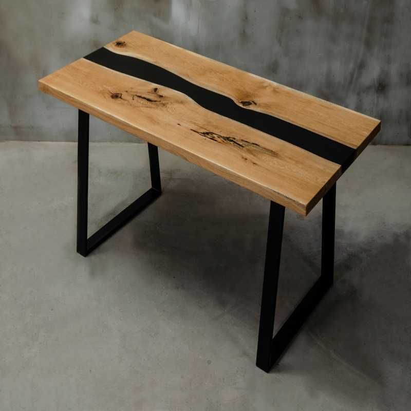 Black Epoxy River Dining Table | Live Edge Acacia Woode... | Epoxy Resin Dining Table | Black Epoxy River Dining Table | Live Edge Acacia Woode...