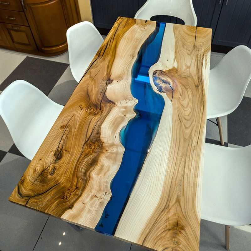 Natural Edge Epoxy Resin Dining Table – Acacia Wood Liv... | Epoxy Resin Dining Table | Natural Edge Epoxy Resin Dining Table – Acacia Wood Liv...
