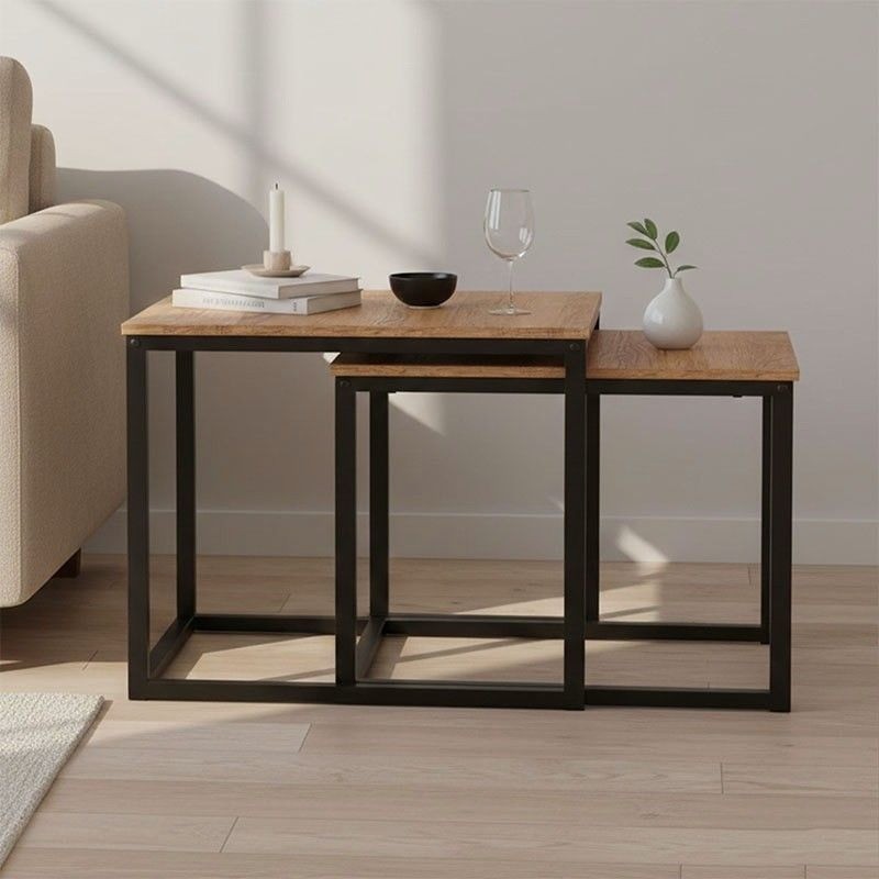 Square Nesting Table Set of 2