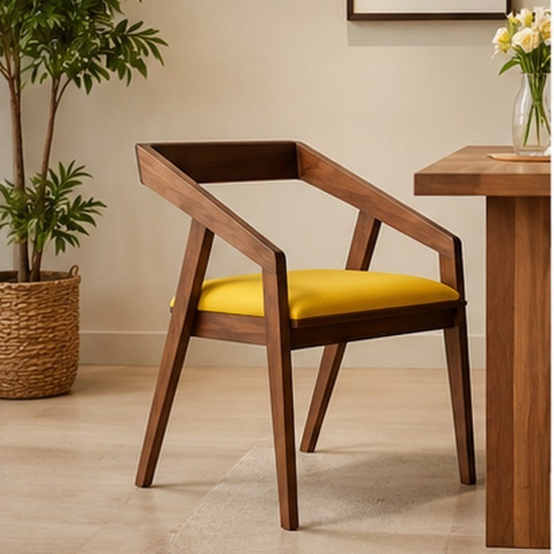 Solid Wood Dining Table Chair For Home & Office