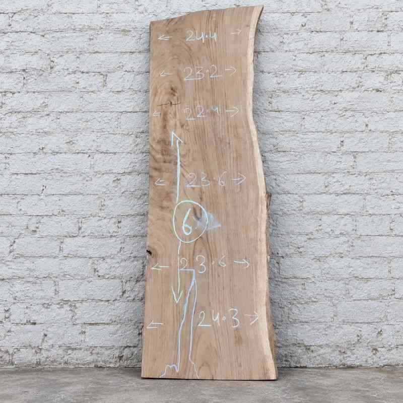 Natural Live Edge Solid Wood Slab for Custom Wooden Tabletops