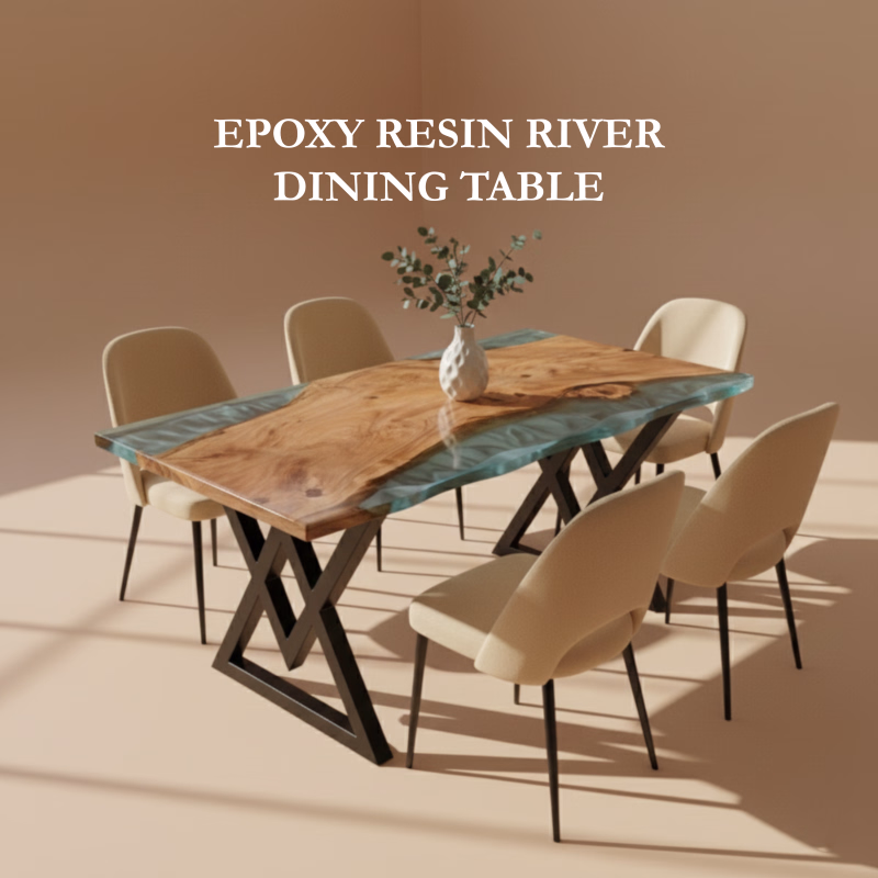 Shop Handmade Epoxy Resin River Dining Table