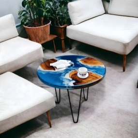 Center Table | Resin Epoxy Center Table | Woodensure Island Epoxy Resin Center Table Epoxy River ...