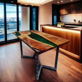 Dining Table | Epoxy Resin Dining Table | Epoxy Resin Wood Kitchen Table