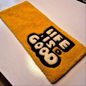 Life is Good Keyboard Rug