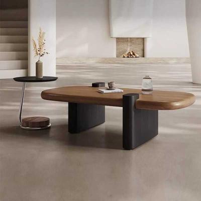 Coffee & Center Tables | Deleted | Acacia Wood Coffee Table with Modern Rounded Design | M...