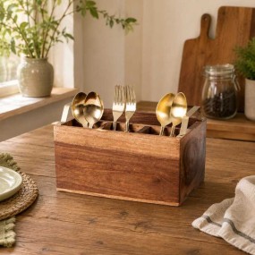 Wooden Spoon Stand